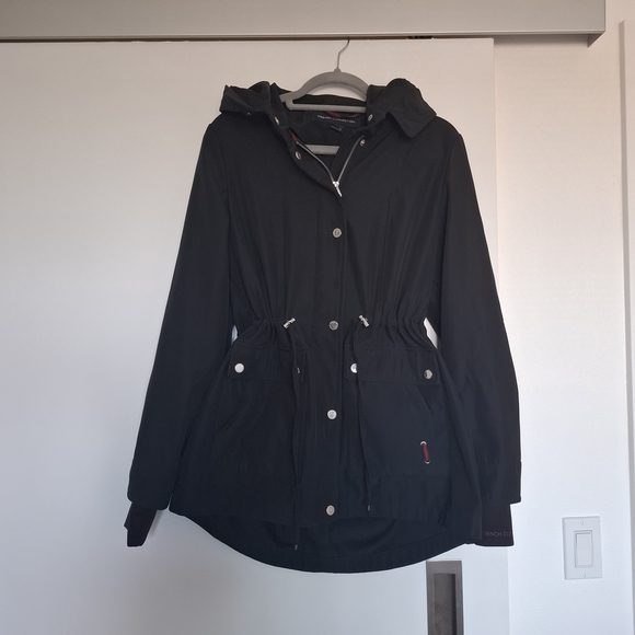 FRENCH CONNECTION Women's Black Water-resistant Coat Size M - Picture 1 of 7